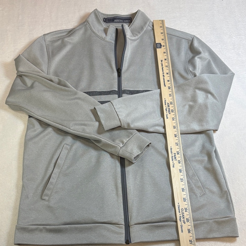 Gray Full-Zip Jacket